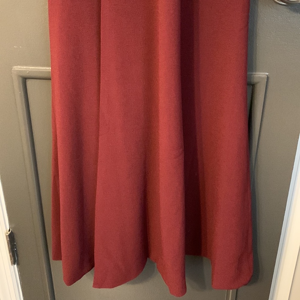 ❤️🆕 DRESS THE POPULATION Red Full Length Sandra Dress - Picture 11 of 14